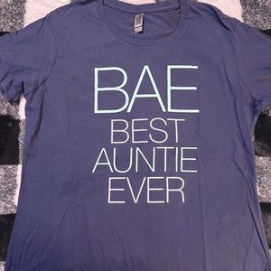 NWOT Instant Message Navy T-shirt